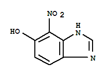 1H-benzimidazol-5-ol,4-nitro-(9ci)Structure,64265-10-7Structure 1H-benzimidazol-5-ol,4-nitro-(9ci) Structure,64265-10-7Structure