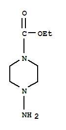 (9ci)-4-氨基-1-哌嗪羧酸乙酯結(jié)構(gòu)式_64268-81-1結(jié)構(gòu)式