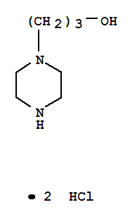 1-哌嗪丙醇雙鹽酸鹽結(jié)構(gòu)式_6427-02-7結(jié)構(gòu)式