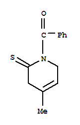 2(1H)-pyridinethione, 1-benzoyl-3,6-dihydro-4-methyl-(7ci,8ci)Structure,6431-26-1Structure 2(1H)-pyridinethione, 1-benzoyl-3,6-dihydro-4-methyl-(7ci,8ci) Structure,6431-26-1Structure