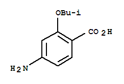Benzoic acid, 4-amino-2-isobutoxy-(5ci)Structure,644990-75-0Structure Benzoic acid, 4-amino-2-isobutoxy-(5ci) Structure,644990-75-0Structure