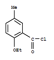 Benzoyl chloride, 2-ethoxy-5-methyl-(9ci)Structure,64507-09-1Structure Benzoyl chloride, 2-ethoxy-5-methyl-(9ci) Structure,64507-09-1Structure