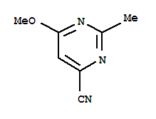 (9ci)-6-甲氧基-2-甲基-4-嘧啶甲腈結構式_64571-37-5結構式