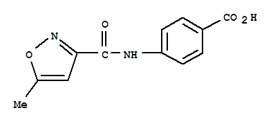Benzoic acid, 4-[[(5-methyl-3-isoxazolyl)carbonyl]amino]-(9ci) Structure,646530-39-4Structure