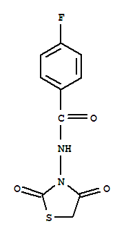 Benzamide, n-(2,4-dioxo-3-thiazolidinyl)-4-fluoro-(9ci)Structure,646990-01-4Structure Benzamide, n-(2,4-dioxo-3-thiazolidinyl)-4-fluoro-(9ci) Structure,646990-01-4Structure