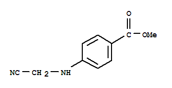 Benzoic acid, 4-[(cyanomethyl)amino]-, methyl ester (9ci) Structure,64731-37-9Structure