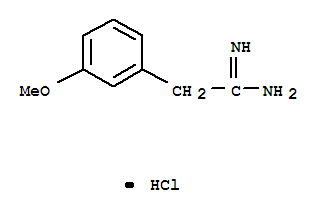 2-(3-甲氧基苯基)-乙脒結構式_6487-98-5結構式