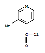 (9ci)-3-甲基-4-吡啶羰酰氯結(jié)構(gòu)式_64915-79-3結(jié)構(gòu)式