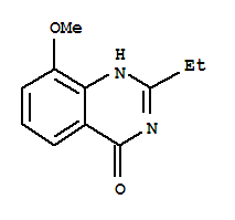4(1H)-quinazolinone,2-ethyl-8-methoxy-(9ci)Structure,649567-64-6Structure 4(1H)-quinazolinone,2-ethyl-8-methoxy-(9ci) Structure,649567-64-6Structure