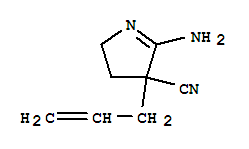 (9ci)-5-氨基-3,4-二氫-4-(2-丙烯基)-2H-吡咯-4-甲腈結(jié)構(gòu)式_649759-90-0結(jié)構(gòu)式