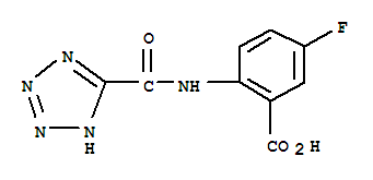 Benzoic acid, 5-fluoro-2-[(1h-tetrazol-5-ylcarbonyl)amino]-(9ci) Structure,649766-37-0Structure