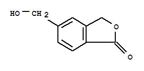 (9ci)-5-(羥基甲基)-1(3H)-異苯并呋喃酮結(jié)構(gòu)式_65006-89-5結(jié)構(gòu)式