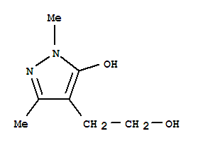 1H-pyrazole-4-ethanol, 5-hydroxy-1,3-dimethyl-Structure,65288-02-0Structure 1H-pyrazole-4-ethanol, 5-hydroxy-1,3-dimethyl- Structure,65288-02-0Structure