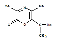 (9ci)-3,5-二甲基-6-(1-甲基乙烯)-2H-1,4-噁嗪-2-酮結(jié)構(gòu)式_65479-25-6結(jié)構(gòu)式