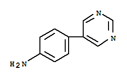 Benzenamine, 4-(5-pyrimidinyl)-(9ci)Structure,69491-60-7Structure Benzenamine, 4-(5-pyrimidinyl)-(9ci) Structure,69491-60-7Structure
