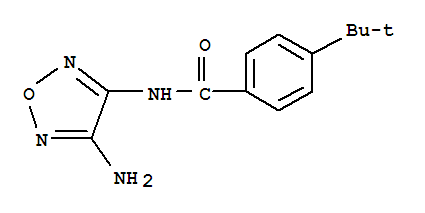 Benzamide, n-(4-amino-1,2,5-oxadiazol-3-yl)-4-(1,1-dimethylethyl)-(9ci)Structure,696647-76-4Structure Benzamide, n-(4-amino-1,2,5-oxadiazol-3-yl)-4-(1,1-dimethylethyl)-(9ci) Structure,696647-76-4Structure