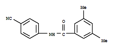 Benzamide, n-(4-cyanophenyl)-3,5-dimethyl-(9ci)Structure,700850-49-3Structure Benzamide, n-(4-cyanophenyl)-3,5-dimethyl-(9ci) Structure,700850-49-3Structure