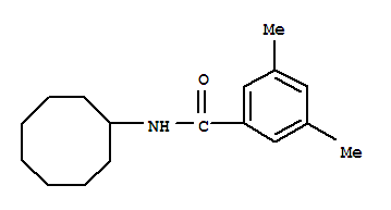 Benzamide, n-cyclooctyl-3,5-dimethyl-(9ci)Structure,700859-52-5Structure Benzamide, n-cyclooctyl-3,5-dimethyl-(9ci) Structure,700859-52-5Structure