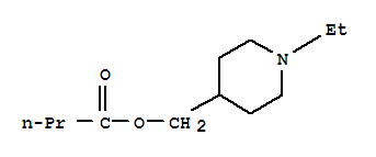 Butanoic acid, (1-ethyl-4-piperidinyl)methyl ester (9ci) Structure,700870-64-0Structure