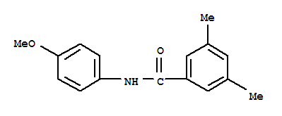 Benzamide, n-(4-methoxyphenyl)-3,5-dimethyl-(9ci)Structure,701220-53-3Structure Benzamide, n-(4-methoxyphenyl)-3,5-dimethyl-(9ci) Structure,701220-53-3Structure