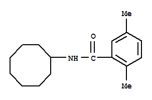 Benzamide, n-cyclooctyl-2,5-dimethyl-(9ci)Structure,701228-83-3Structure Benzamide, n-cyclooctyl-2,5-dimethyl-(9ci) Structure,701228-83-3Structure