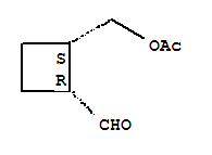 Cyclobutanecarboxaldehyde, 2-[(acetyloxy)methyl]-, (1r,2s)-(9ci) Structure,701292-25-3Structure