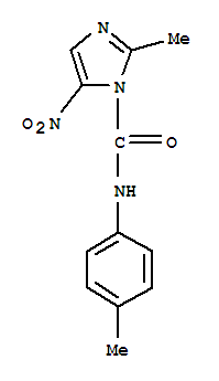 (9ci)-2-甲基-n-(4-甲基苯基)-5-硝基-1H-咪唑-1-羧酰胺結(jié)構(gòu)式_701920-05-0結(jié)構(gòu)式