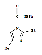 (9ci)-2-乙基-4-甲基-n-苯基-1H-咪唑-1-羧酰胺結(jié)構(gòu)式_701920-18-5結(jié)構(gòu)式