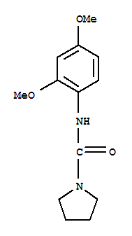 1-Pyrrolidinecarboxamide,n-(2,4-dimethoxyphenyl)-(9ci)Structure,701952-06-9Structure 1-Pyrrolidinecarboxamide,n-(2,4-dimethoxyphenyl)-(9ci) Structure,701952-06-9Structure