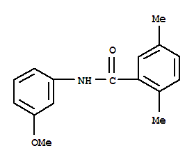 Benzamide, n-(3-methoxyphenyl)-2,5-dimethyl-(9ci)Structure,702647-05-0Structure Benzamide, n-(3-methoxyphenyl)-2,5-dimethyl-(9ci) Structure,702647-05-0Structure