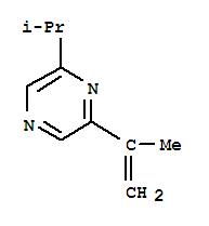 Pyrazine, 2-(1-methylethenyl)-6-(1-methylethyl)-(9ci)Structure,704909-06-8Structure Pyrazine, 2-(1-methylethenyl)-6-(1-methylethyl)-(9ci) Structure,704909-06-8Structure
