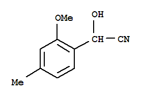 Mandelonitrile, 2-methoxy-4-methyl-(5ci)Structure,705288-16-0Structure Mandelonitrile, 2-methoxy-4-methyl-(5ci) Structure,705288-16-0Structure
