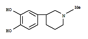 1,2-Benzenediol, 4-(1-methyl-3-piperidinyl)-(9ci)Structure,705917-49-3Structure 1,2-Benzenediol, 4-(1-methyl-3-piperidinyl)-(9ci) Structure,705917-49-3Structure