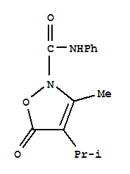 2(5H)-isoxazolecarboxamide,3-methyl-4-(1-methylethyl)-5-oxo-n-phenyl-(9ci)Structure,706803-56-7Structure 2(5H)-isoxazolecarboxamide,3-methyl-4-(1-methylethyl)-5-oxo-n-phenyl-(9ci) Structure,706803-56-7Structure