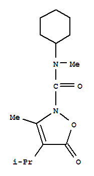2(5H)-isoxazolecarboxamide, n-cyclohexyl-n,3-dimethyl-4-(1-methylethyl)-5-oxo-Structure,706803-62-5Structure 2(5H)-isoxazolecarboxamide, n-cyclohexyl-n,3-dimethyl-4-(1-methylethyl)-5-oxo- Structure,706803-62-5Structure