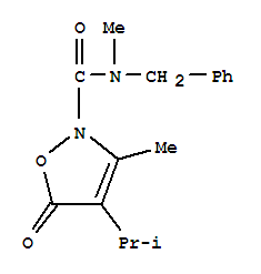 2(5H)-isoxazolecarboxamide, n,3-dimethyl-4-(1-methylethyl)-5-oxo-n-(phenylmethyl)-Structure,706803-64-7Structure 2(5H)-isoxazolecarboxamide, n,3-dimethyl-4-(1-methylethyl)-5-oxo-n-(phenylmethyl)- Structure,706803-64-7Structure