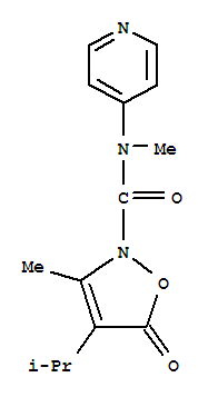 2(5H)-isoxazolecarboxamide, n,3-dimethyl-4-(1-methylethyl)-5-oxo-n-4-pyridinyl-Structure,706803-93-2Structure 2(5H)-isoxazolecarboxamide, n,3-dimethyl-4-(1-methylethyl)-5-oxo-n-4-pyridinyl- Structure,706803-93-2Structure