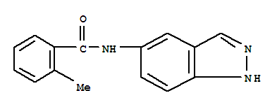 Benzamide, n-1h-indazol-5-yl-2-methyl-(9ci)Structure,710329-42-3Structure Benzamide, n-1h-indazol-5-yl-2-methyl-(9ci) Structure,710329-42-3Structure