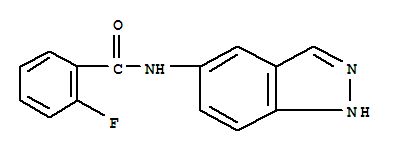 Benzamide, 2-fluoro-n-1h-indazol-5-yl-(9ci)Structure,710329-44-5Structure Benzamide, 2-fluoro-n-1h-indazol-5-yl-(9ci) Structure,710329-44-5Structure