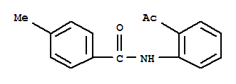 Benzamide, n-(2-acetylphenyl)-4-methyl-(9ci)Structure,710330-32-8Structure Benzamide, n-(2-acetylphenyl)-4-methyl-(9ci) Structure,710330-32-8Structure