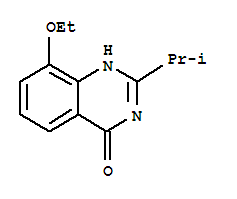 4(1H)-quinazolinone, 8-ethoxy-2-(1-methylethyl)-(9ci)Structure,71182-29-1Structure 4(1H)-quinazolinone, 8-ethoxy-2-(1-methylethyl)-(9ci) Structure,71182-29-1Structure