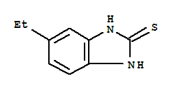 (9ci)-5-乙基-1,3-二氫-2H-苯并咪唑-2-硫酮結(jié)構(gòu)式_71216-21-2結(jié)構(gòu)式