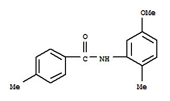 Benzamide, n-(5-methoxy-2-methylphenyl)-4-methyl-(9ci)Structure,712298-93-6Structure Benzamide, n-(5-methoxy-2-methylphenyl)-4-methyl-(9ci) Structure,712298-93-6Structure
