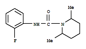 1-Piperidinecarboxamide,n-(2-fluorophenyl)-2,6-dimethyl-(9ci)Structure,712302-12-0Structure 1-Piperidinecarboxamide,n-(2-fluorophenyl)-2,6-dimethyl-(9ci) Structure,712302-12-0Structure