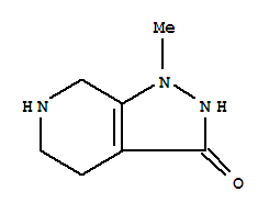 1H-pyrazolo[3,4-c]pyridin-3-ol, 4,5,6,7-tetrahydro-1-methyl-(9ci) Structure,71233-24-4Structure