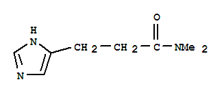 (9ci)-N,N-二甲基-1H-咪唑-4-丙酰胺結(jié)構(gòu)式_713071-47-7結(jié)構(gòu)式