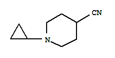 (9ci)-1-環(huán)丙基-4-哌啶甲腈結構式_713147-47-8結構式