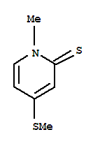 2(1H)-pyridinethione, 1-methyl-4-(methylthio)-Structure,71506-86-0Structure 2(1H)-pyridinethione, 1-methyl-4-(methylthio)- Structure,71506-86-0Structure