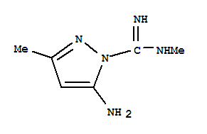 1H-pyrazole-1-carboximidamide, 5-amino-n,3-dimethyl-Structure,71680-59-6Structure 1H-pyrazole-1-carboximidamide, 5-amino-n,3-dimethyl- Structure,71680-59-6Structure