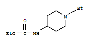 Carbamic acid, (1-ethyl-4-piperidinyl)-, ethyl ester (9ci)Structure,717858-38-3Structure Carbamic acid, (1-ethyl-4-piperidinyl)-, ethyl ester (9ci) Structure,717858-38-3Structure